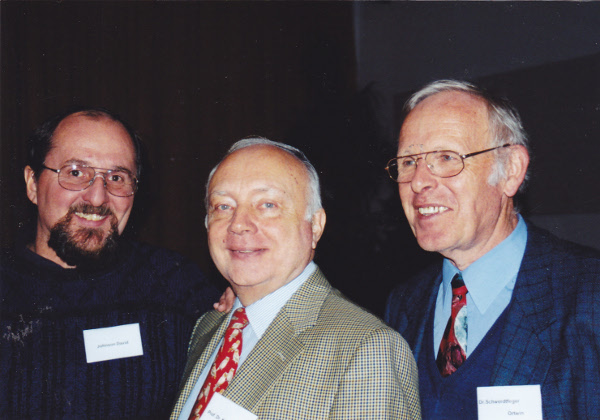  David H. Johnson, Claus König, Ortwin Schwerdtfeger.<br>Foto: Jutta Schwerdtfeger 